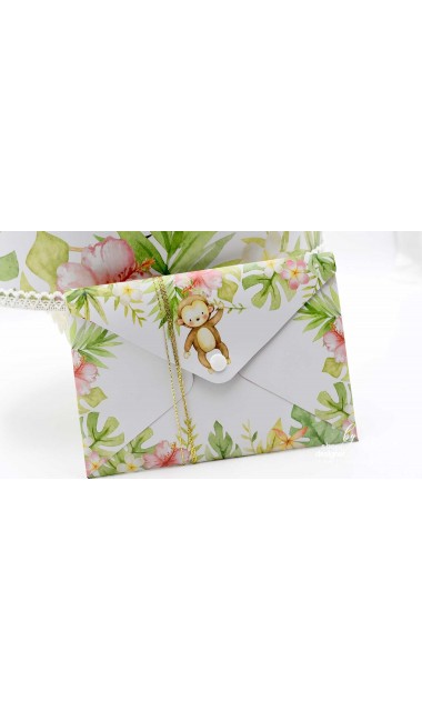 Trusou botez cu leuti elefanti zebre maimutele inspirat din cartea junglei Jungle Friends 14